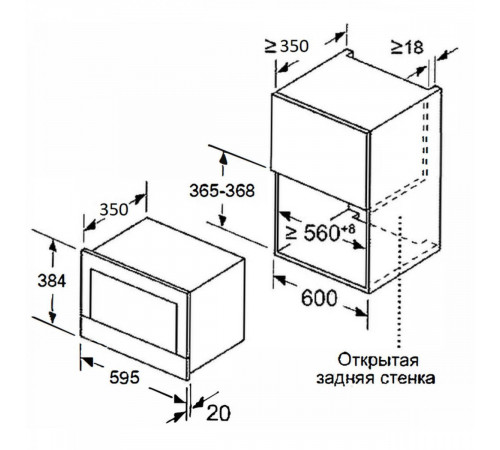 Микроволновая печь Meferi MMO6025BK Power