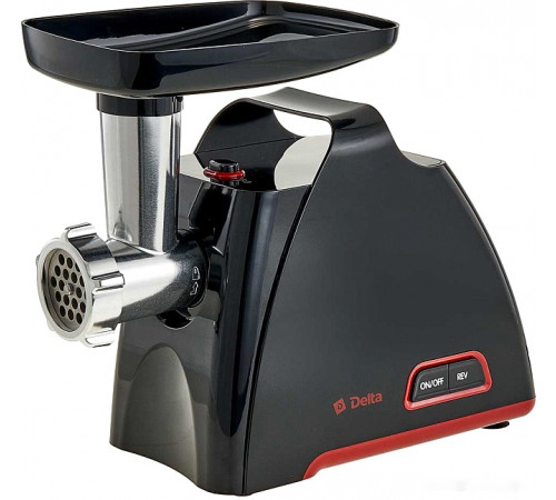 Мясорубка DELTA DL-6105M (черный/красный)