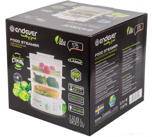 Пароварка Endever Vita 175
