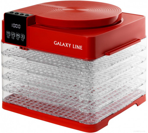 Сушилка для овощей и фруктов Galaxy Line GL2630 (красный)