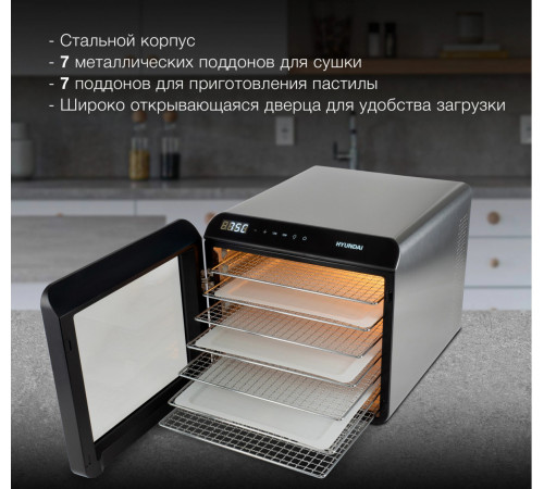 Сушилка для овощей и фруктов Hyundai HYFD-8801