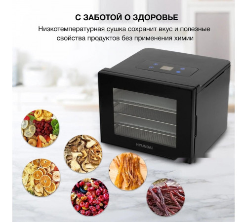 Сушилка для овощей и фруктов Hyundai HYFD-1204