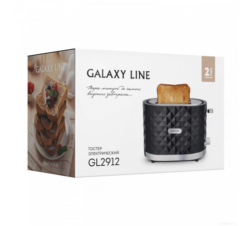 Тостер Galaxy Line GL2912 (черный)