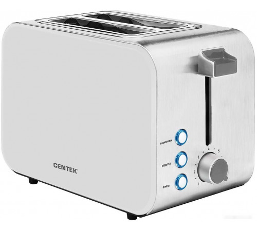 Тостер CENTEK CT-1422 (белый/серебристый)