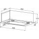 Вытяжка HOMSair Camelia Power 60RD (белый)