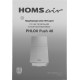 Вытяжка HOMSair Phlox Push 40 (черный)
