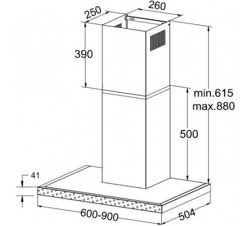 Вытяжка Korting KHC 6989 GW