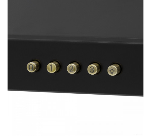 Вытяжка Krona Bella Retro 600 Black PB (черный)