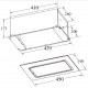 Вытяжка Weissgauff Aura 456 PB Black Glass