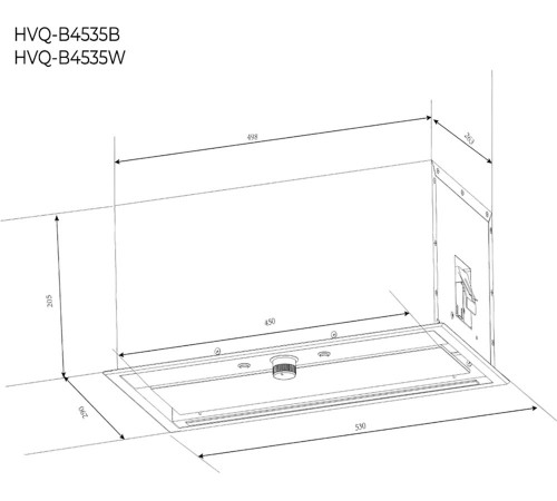 Вытяжка HAIER HVQ-B4535W
