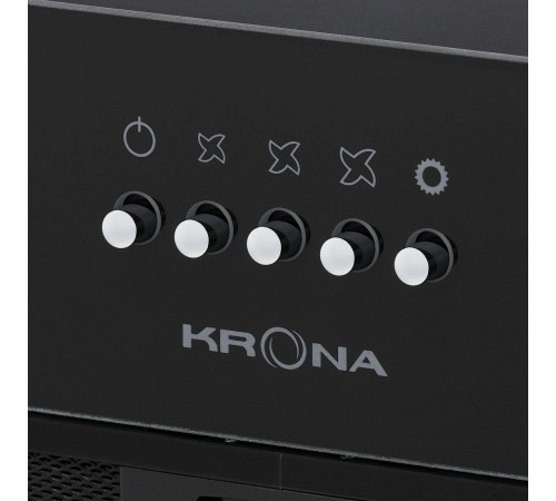 Вытяжка Krona Wermut 600 DN Black PB (черный)