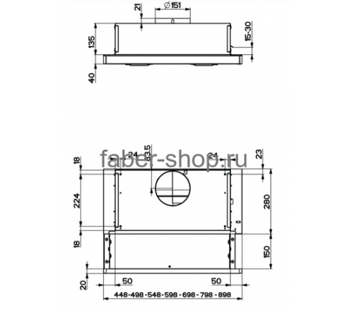 Вытяжка Faber Flox IX A60