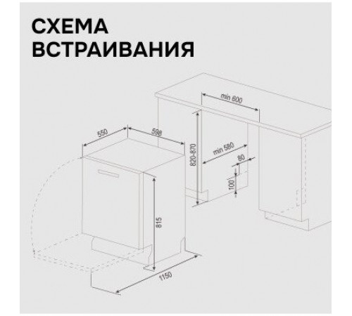 Посудомоечная машина Zigmund & Shtain DW 314.6