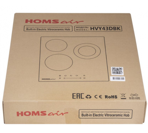 Варочная панель HOMSair HVY43DBK