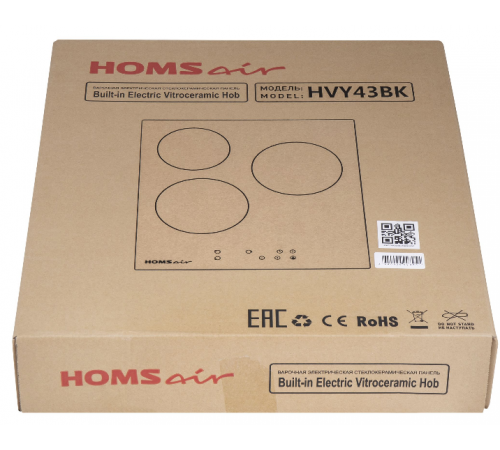 Варочная панель HOMSair HVY43BK