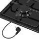 Варочная панель HOMSair HGE643GBK