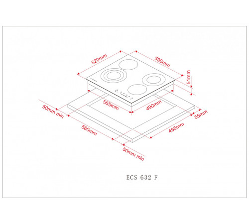 Варочная панель Kuppersberg ECS 632 F