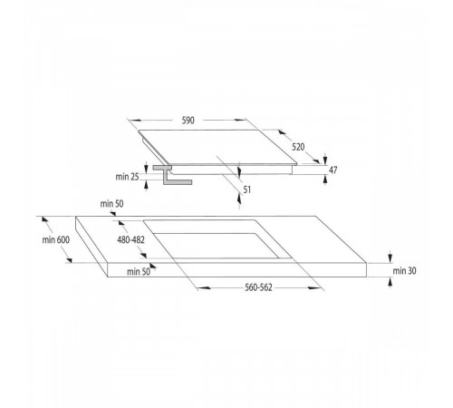 Варочная панель Gorenje ECT632BSCE