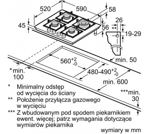 Варочная панель Bosch Serie 4 PNH6B6K40