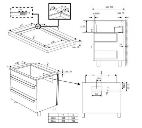 Варочная панель Grundig GIEH834480P