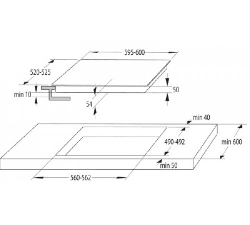 Варочная панель Gorenje GI6443BSCWF