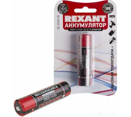 Аккумулятор Rexant 18650 2800mAh 30-2030-05