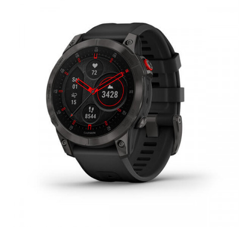 Умные часы Garmin Epix Sapphire Gen 2 (черный титан/черный)