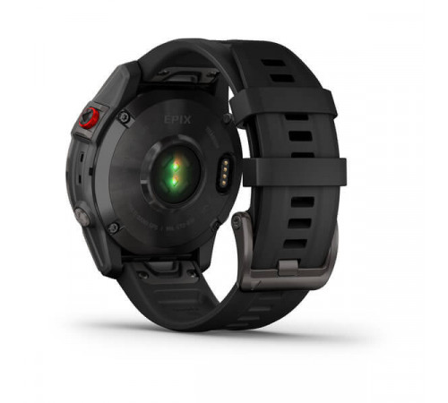Умные часы Garmin Epix Sapphire Gen 2 (черный титан/черный)