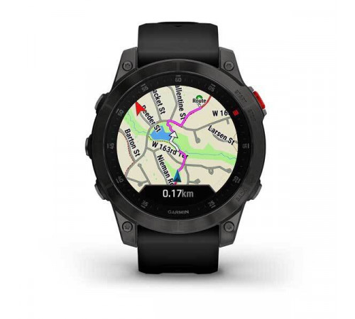 Умные часы Garmin Epix Sapphire Gen 2 (черный титан/черный)