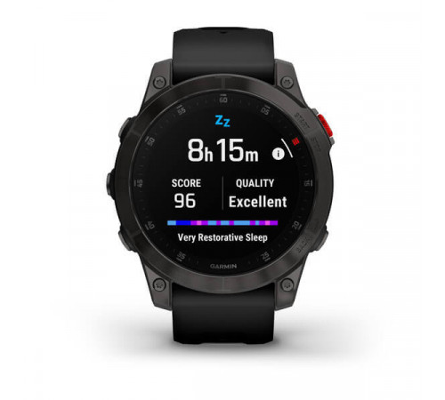 Умные часы Garmin Epix Sapphire Gen 2 (черный титан/черный)