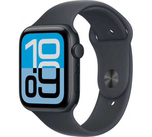 Умные часы Apple Watch SE 3 40 мм (алюминиевый корпус, полуночный/полуночный, спортивный силиконовый ремешок M/L)