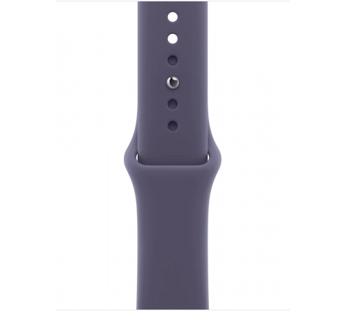 Умные часы Apple Watch Series 11 42 мм (алюминиевый корпус, серебристый/фиолетовый туман, спортивный силиконовый ремешок M/L)