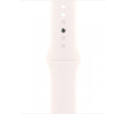 Умные часы Apple Watch Series 11 46 мм (алюминиевый корпус, розовое золото/легкие румяна, спортивный силиконовый ремешок M/L)