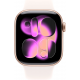 Умные часы Apple Watch Series 11 46 мм (алюминиевый корпус, розовое золото/легкие румяна, спортивный силиконовый ремешок M/L)