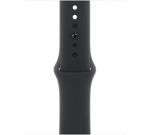 Умные часы Apple Watch Series 11 46 мм (алюминиевый корпус, космический серый/черный, спортивный силиконовый ремешок S/M)