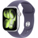 Умные часы Apple Watch Series 11 46 мм (алюминиевый корпус, серебристый/фиолетовый туман, спортивный силиконовый ремешок M/L)