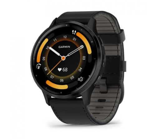 Умные часы Garmin Venu 3 (черный, с силиконовым ремешком)