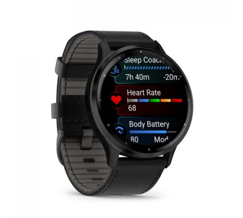 Умные часы Garmin Venu 3 (черный, с силиконовым ремешком)
