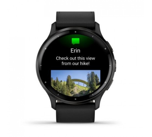 Умные часы Garmin Venu 3 (черный, с силиконовым ремешком)