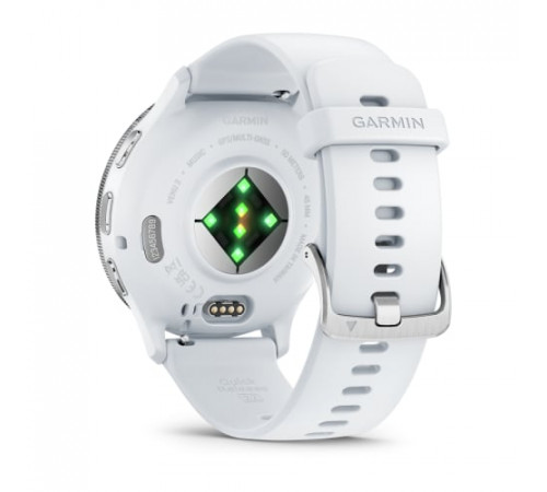 Умные часы Garmin Venu 3 (белый, с силиконовым ремешком)
