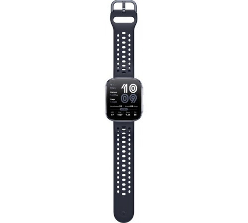 Умные часы Amazfit Bip 6 (черный, с черным силиконовым ремешком)