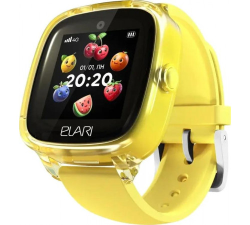 Детские умные часы Elari KidPhone Fresh 4G (желтый)
