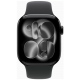 Умные часы Apple Watch Series 11 42 мм (алюминиевый корпус, черный/черный, спортивный силиконовый ремешок S/M)