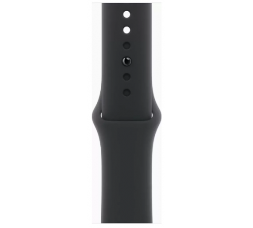 Умные часы Apple Watch Series 11 42 мм (алюминиевый корпус, черный/черный, спортивный силиконовый ремешок S/M)