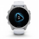 Умные часы Garmin Fenix 8 43мм (серебристый, белый ремешок)