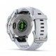 Умные часы Garmin Fenix 8 43мм (серебристый, белый ремешок)