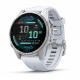 Умные часы Garmin Fenix 8 43мм (серебристый, белый ремешок)