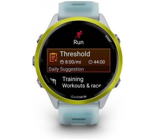 Умные часы Garmin Forerunner 570 47 мм (серебристый/желтый)