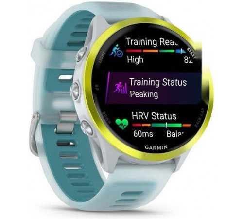 Умные часы Garmin Forerunner 570 47 мм (серебристый/желтый)