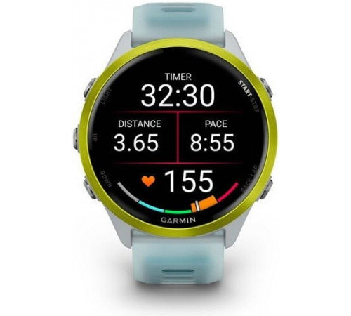 Умные часы Garmin Forerunner 570 47 мм (серебристый/желтый)